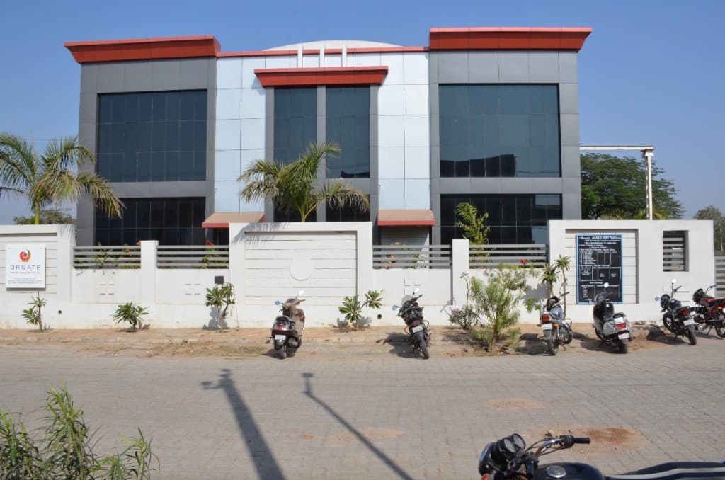 Ornate Print Tech plant exterior in Ahmedabad